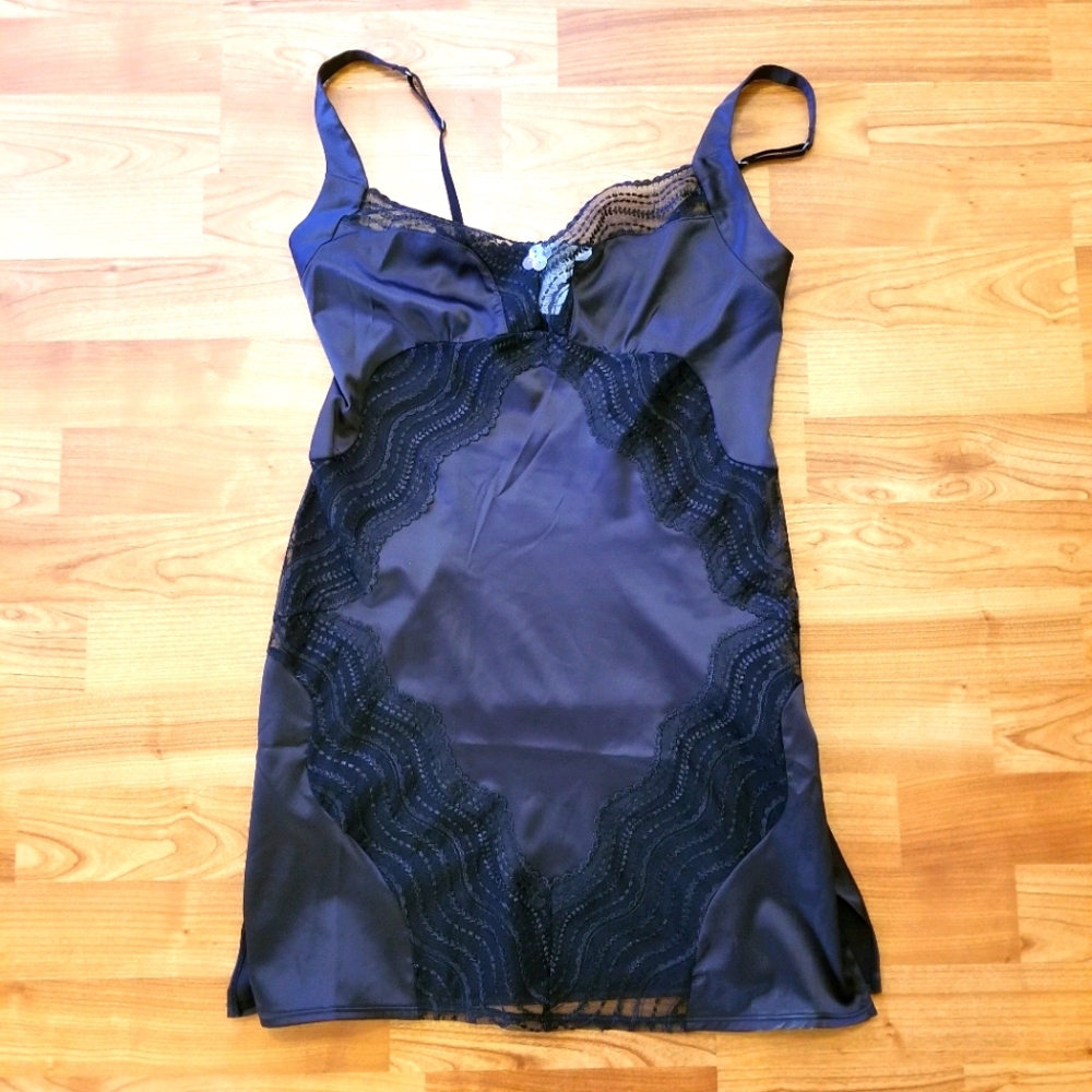 Pleasure State black slip dress